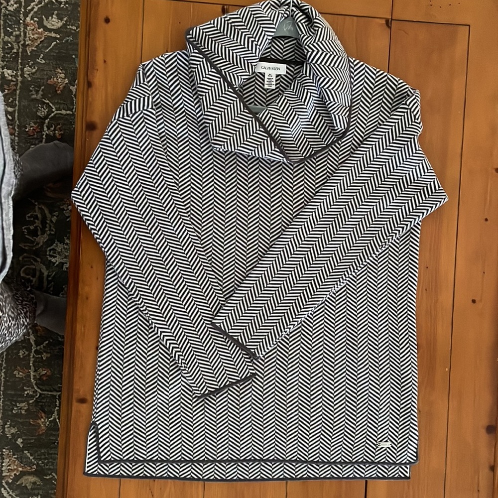 Calvin Klein sweater Gray White